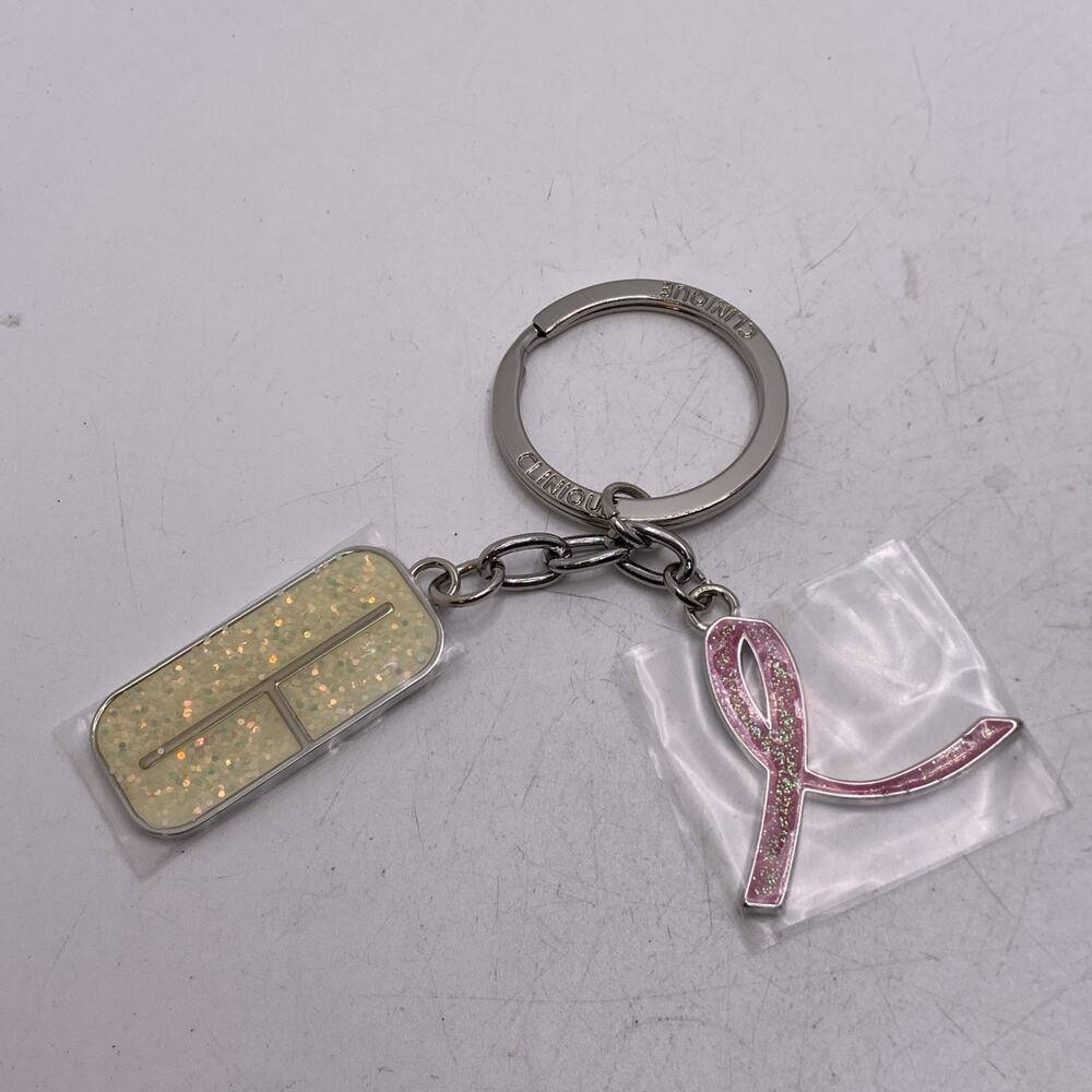 Clinique Womens Breast Cancer Awareness Keychain